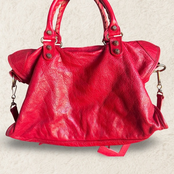 🔥 Authentic Balenciaga City Bag – Red 💼 - Picture 3 of 10